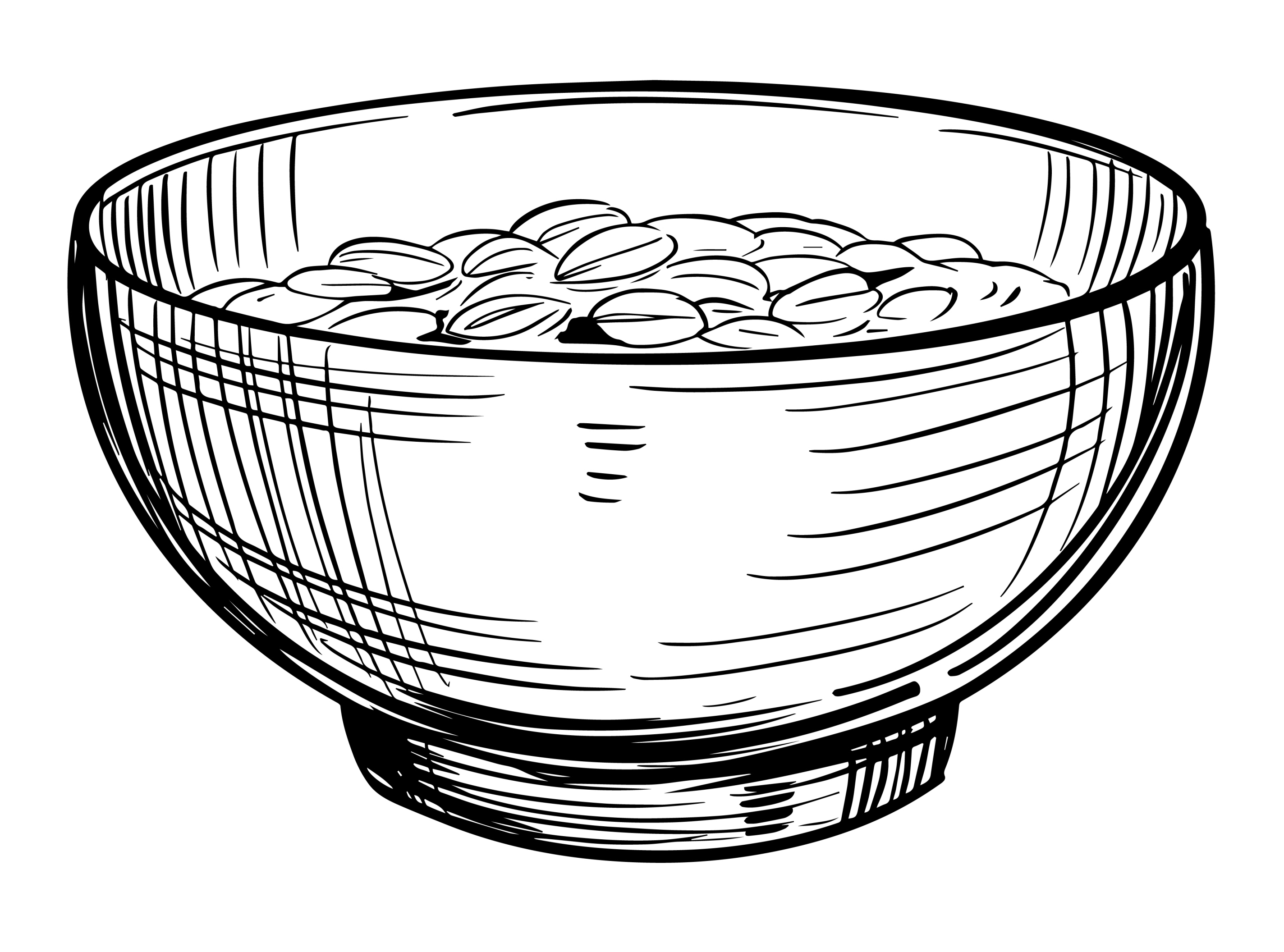 A bowl of oats